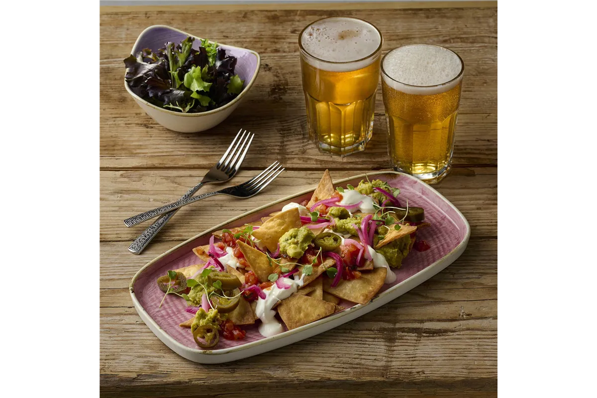 Talerz prostokątny Stonecast Petal Pink 298x153 mm Churchill SPPSXO111