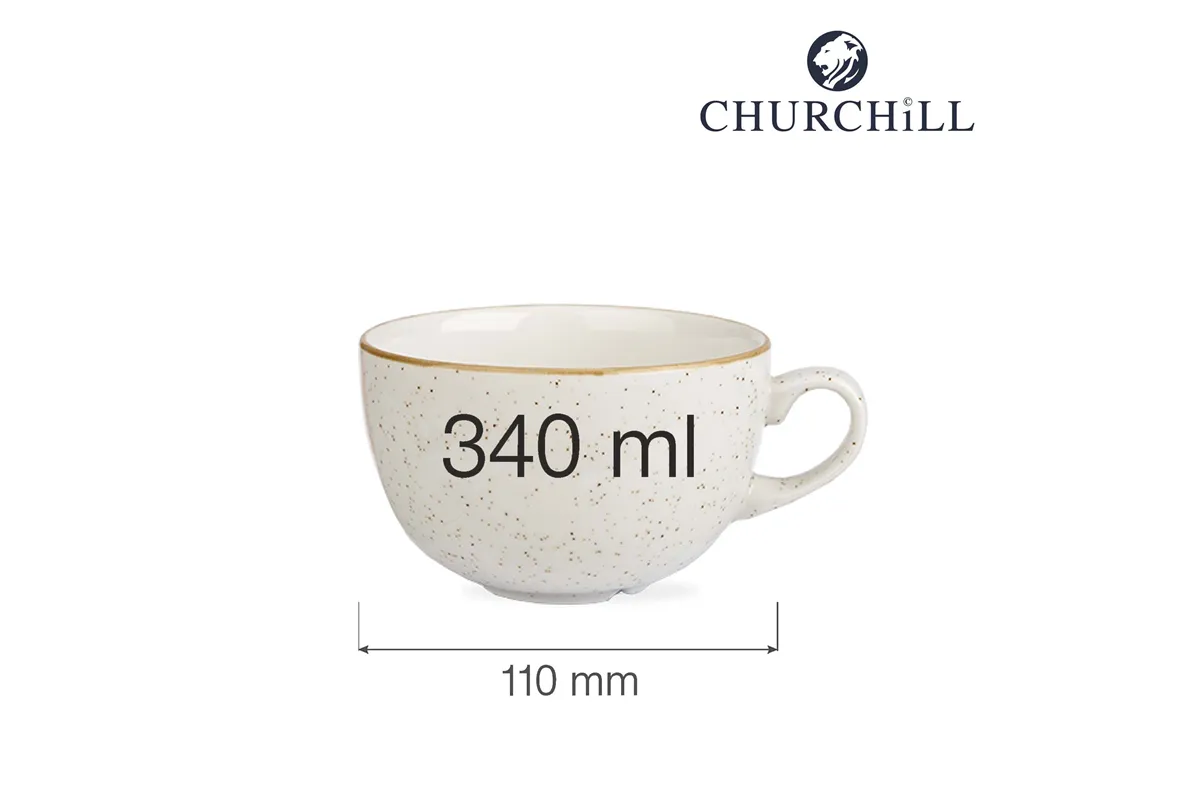 Filiżanka Stonecast Barley White 340 ml Churchill SWHSCB281