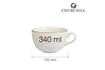 Filiżanka Stonecast Barley White 340 ml Churchill SWHSCB281