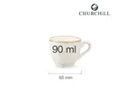Filiżanka espresso Stonecast Barley White 90 ml Churchill SWHSCEB91