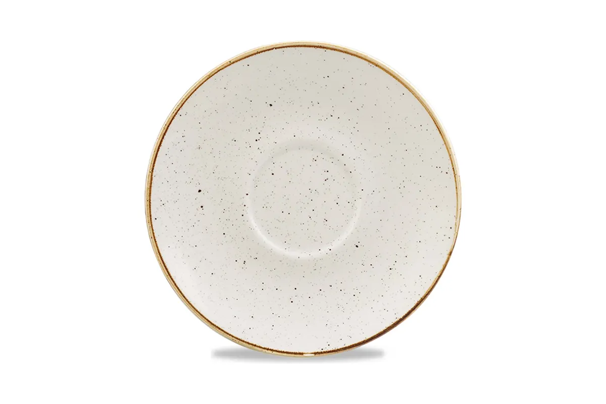 Spodek espresso Stonecast Barley White 118 mm Churchill SWHSESS1