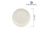 Talerz płytki Stonecast Barley White 288 mm Churchill SWHSEV111