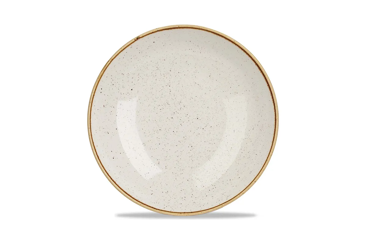 Miska coupe Stonecast Barley White 248 mm Churchill SWHSEVB91