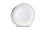 Talerz płytki o organicznym kształcie Stonecast Barley White 286 mm Churchill SWHSOG111