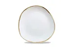 Talerz płytki o organicznym kształcie Stonecast Barley White 210 mm Churchill SWHSOG81