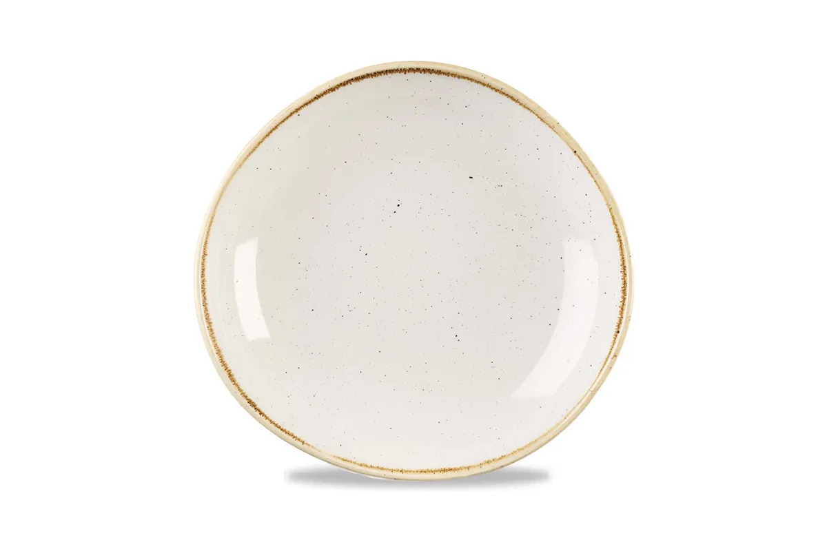 Miska o organicznym kształcie Stonecast Barley White 253 mm Churchill SWHSOGB11