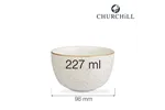 Miska/cukiernica Stonecast Barley White 227 ml, 98 mm Churchill SWHSSSGR1