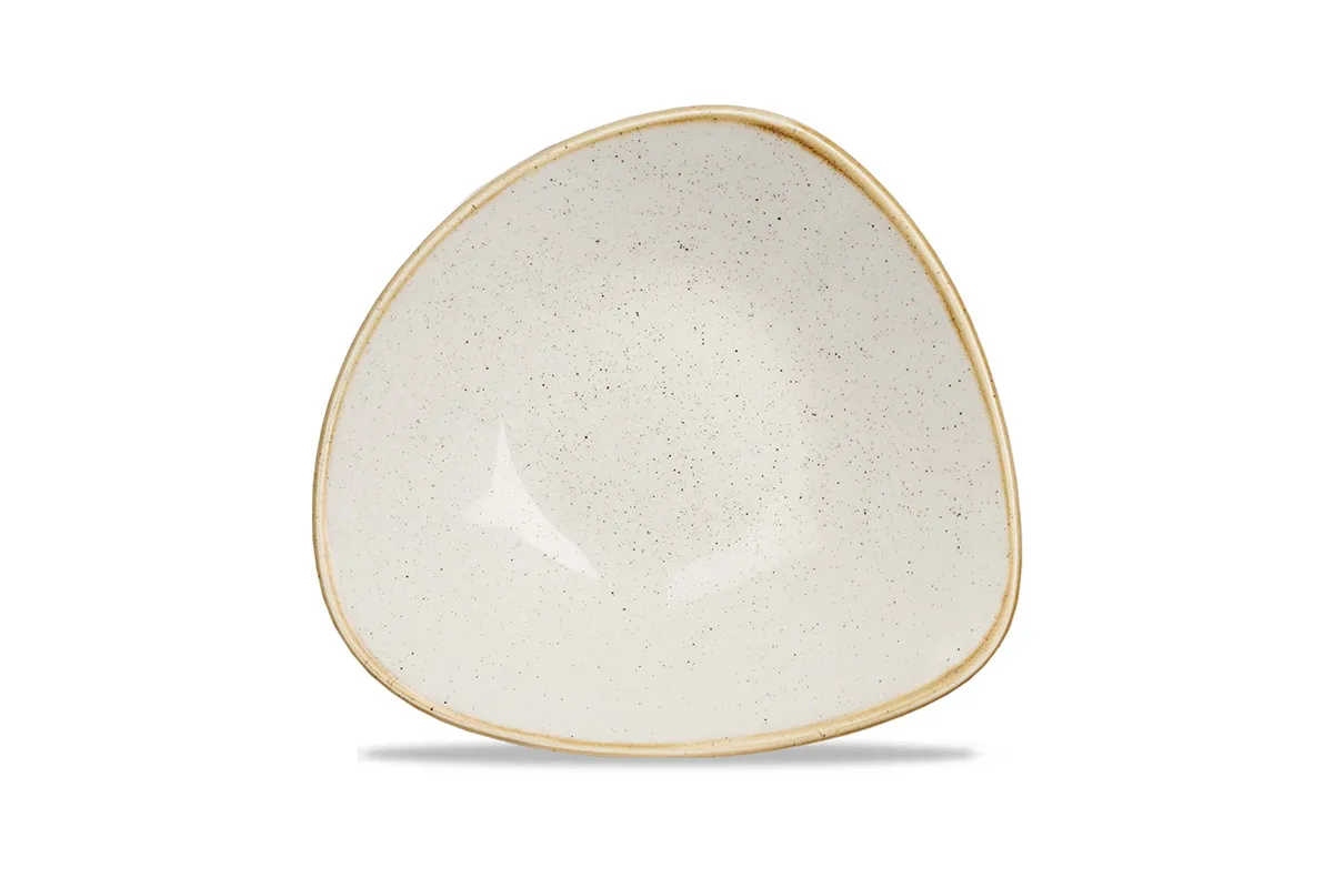 Miska trójkątna Stonecast Barley White 235 mm, 600 ml Churchill SWHSTRB91