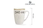 Kubek Stonecast Barley White 340 ml Churchill SWHSVM121