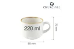 Filiżanka sztaplowana Stonecast Barley White 220ml Churchill SWHSVSC81