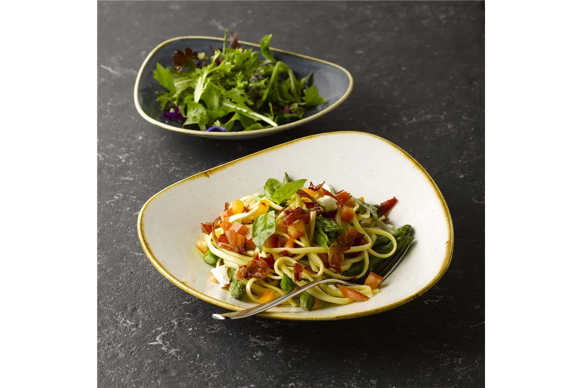 Talerz do pasty Stonecast Barley White 280 mm Churchill SWHSVWBL1