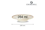 Talerz głęboki Stonecast Barley White 240 mm Churchill SWHSVWBM1