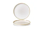 Talerz płytki z rantem Stonecast Barley White 210 mm Churchill SWHSWP211