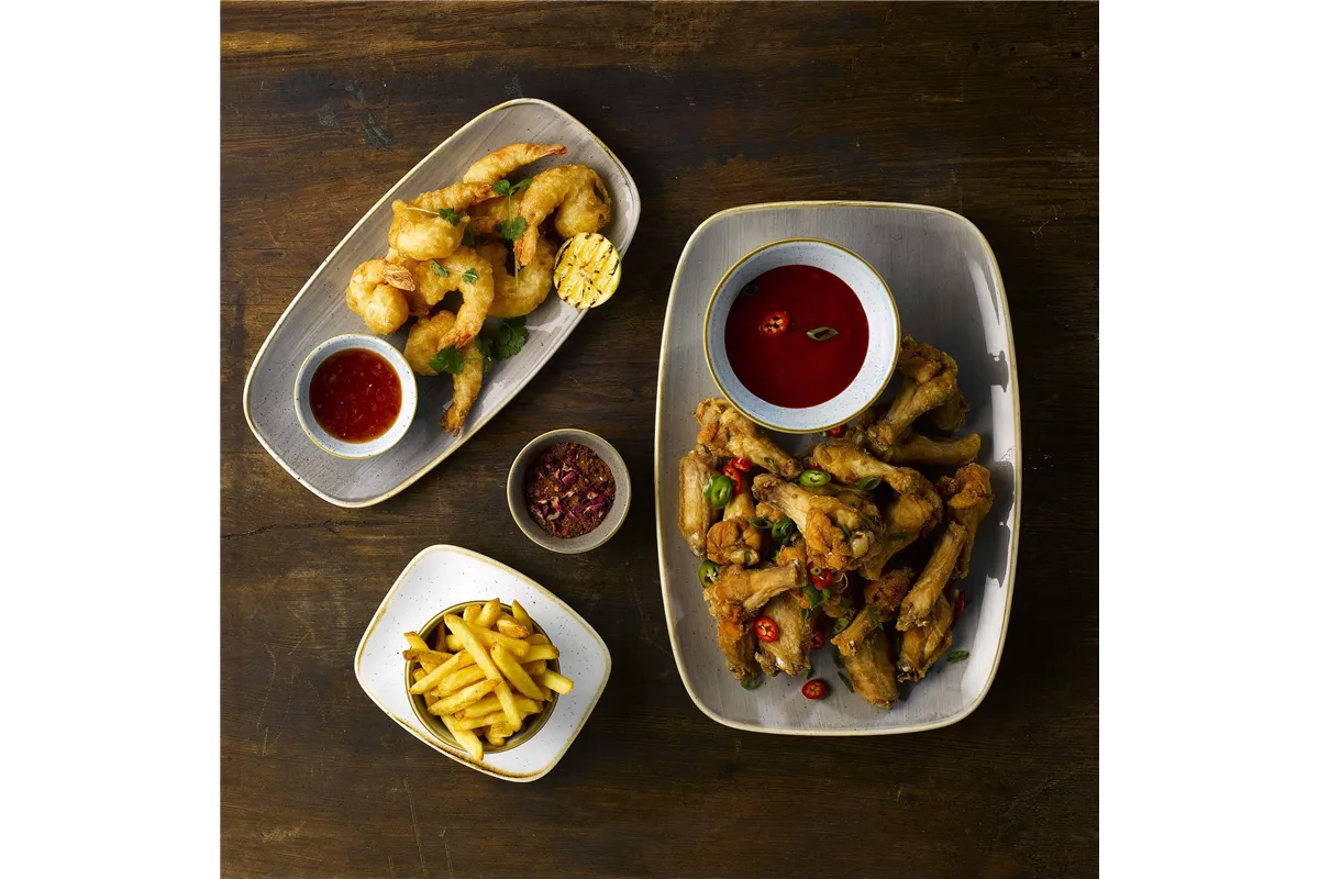 Talerz prostokątny Barley White 298x153 mm Churchill SWHSXO111