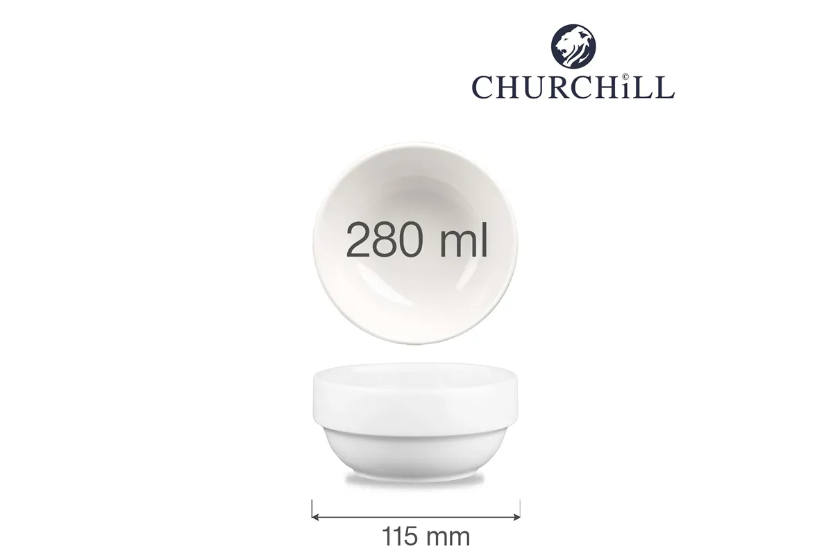 Miska sztaplowana Profile 280 ml, 115 mm Churchill WHVB101