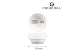 Miska sztaplowana Profile 280 ml, 115 mm Churchill WHVB101