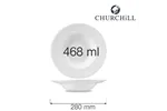 Talerz głęboki z szerokim rantem Profile 468 ml,  280 mm Churchill WHVWBL1