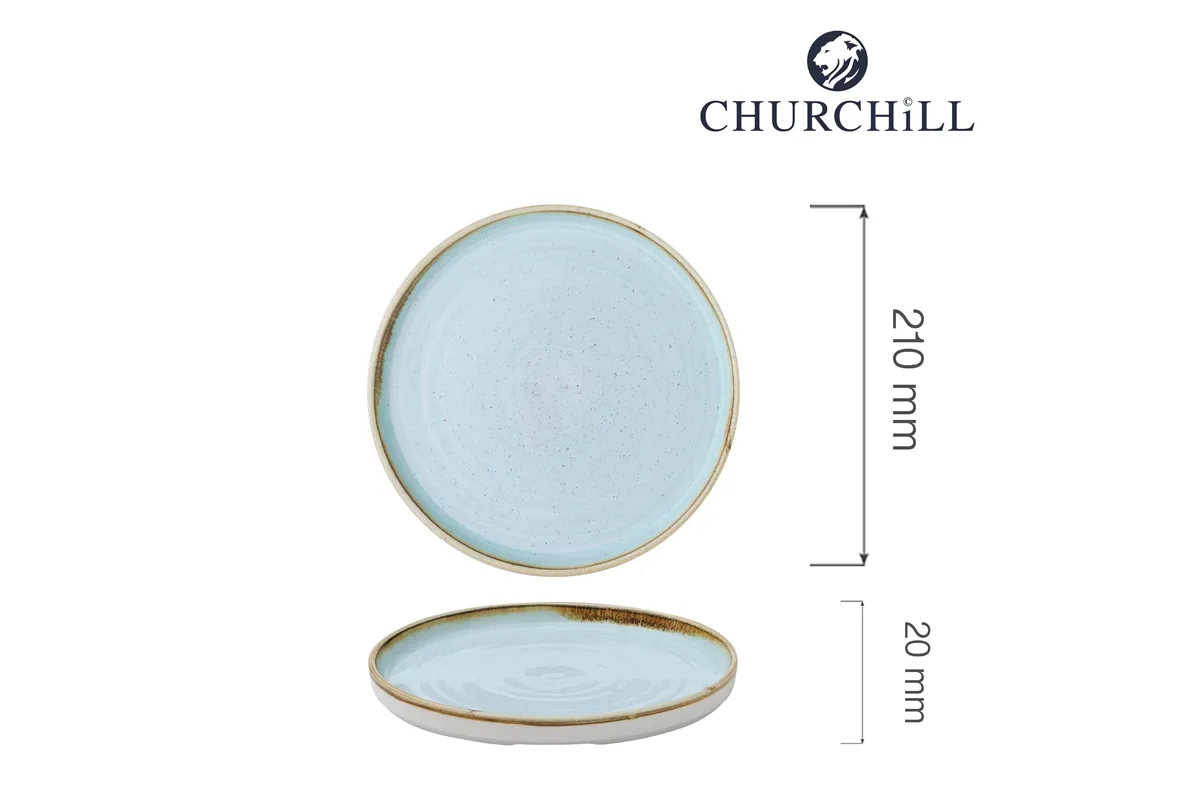 Talerz z wysokim rantem Duck Egg, 210mm Churchill SDESWP211