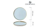 Talerz z wysokim rantem Duck Egg, 210mm Churchill SDESWP211