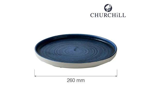 Talerz z wysokim rantem Plume Ultramarine, 260mm Churchill PLULWP261 Talerz z wysokim rantem Plume Ultramarine, 260mm Churchill PLULWP261