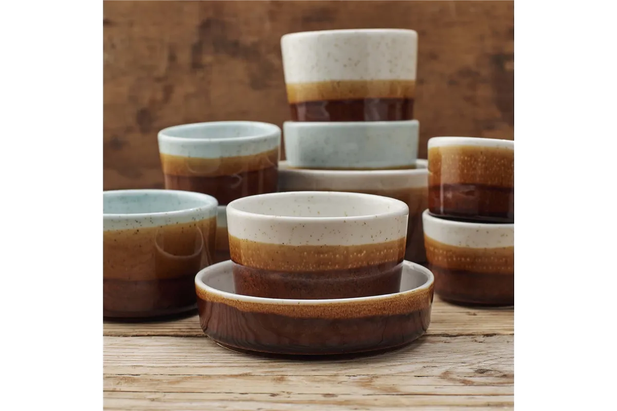 Miska Nourish Siena Barley White, 90x(h)60mm Churchill NSSWSSB81