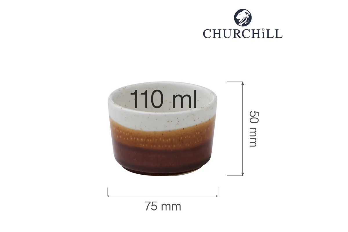 Naczynie na dipy Nourish Siena Barley White, 75mm Churchill NSSWSSDP1