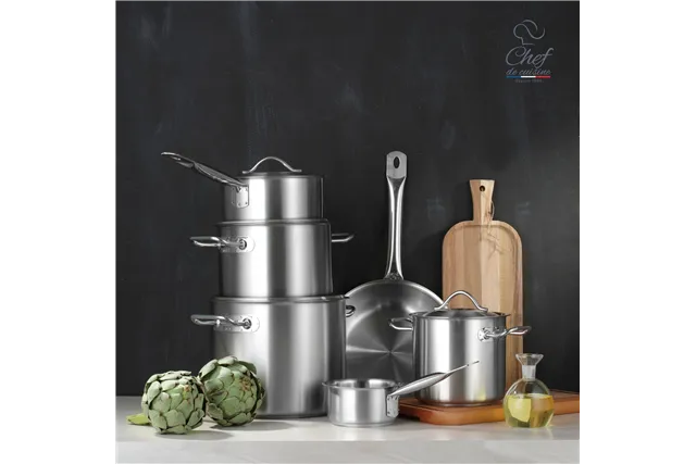 Patelnia ze stali nierdzewnej Prime, śr. 360mm Chef de Cuisine 831564