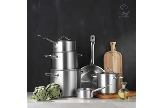 Rondel ze stali nierdzewnej 10,5l śr. 280x(H)170 mm Chef de Cuisine 831779 Rondel ze stali nierdzewnej 10,5l śr. 280x(H)170 mm Chef de Cuisine 831779
