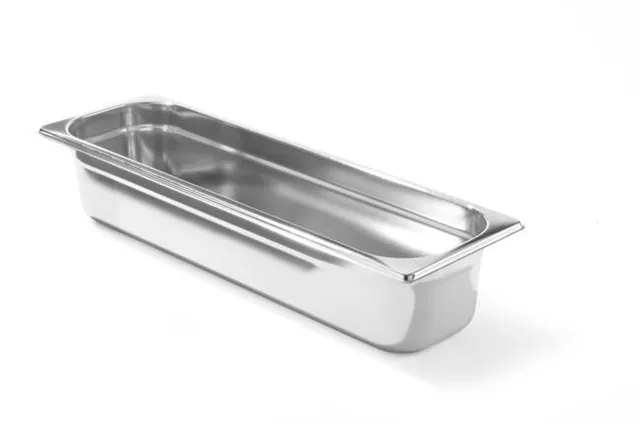 Pojemnik ze stali nierdzewnej GN 2/4, (h)100 mm Chef de Cuisine 832349