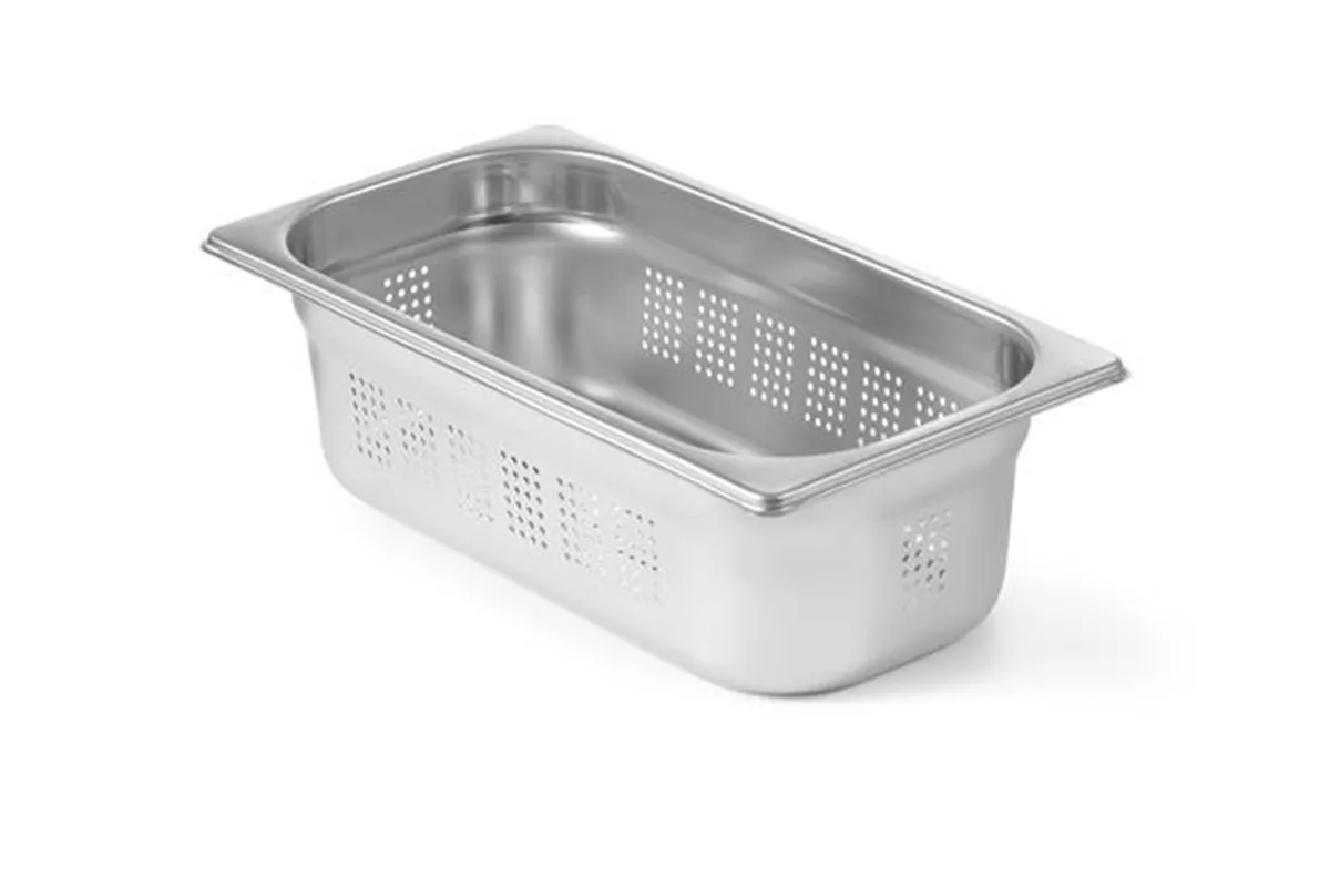 Perforowany pojemnik ze stali nierdzewnej GN 1/3, (h)40 mm Chef de Cuisine 832578