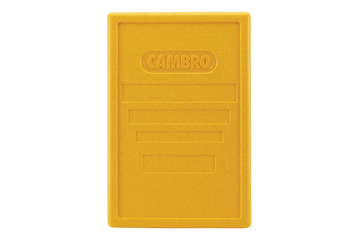 Pokrywa do pojemników termoizolacyjnych CAM GOBOX żółta o wym. 600x400x34 mm, Cambro CAMBRO EPP3253LID361
