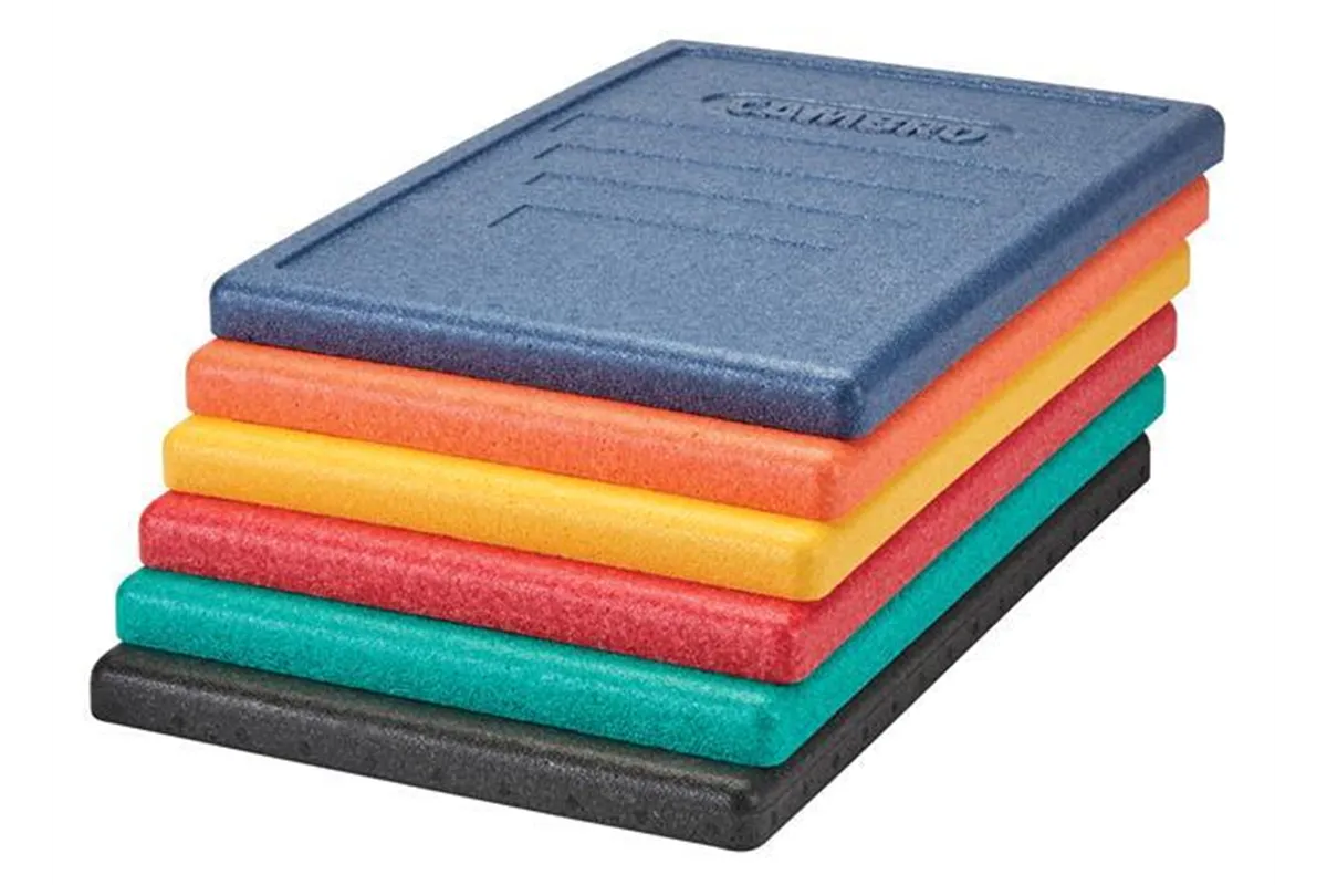 Pokrywa do pojemników termoizolacyjnych CAM GOBOX żółta o wym. 600x400x34 mm, Cambro CAMBRO EPP3253LID361