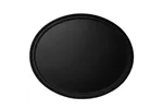 Taca do serwowania Camtread owalna, antypoślizgowa, czarna 685x560x32 mm, Cambro CAMBRO 2700CT110