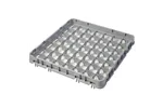 Nadstawka do koszy Full Drop 500x500 mm szara, model E1, 49 przegródek, Cambro CAMBRO 49E1151