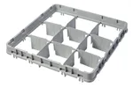 Nadstawka do koszy Full Drop 500x500 mm szara, model E1, 49 przegródek, Cambro CAMBRO 49E1151