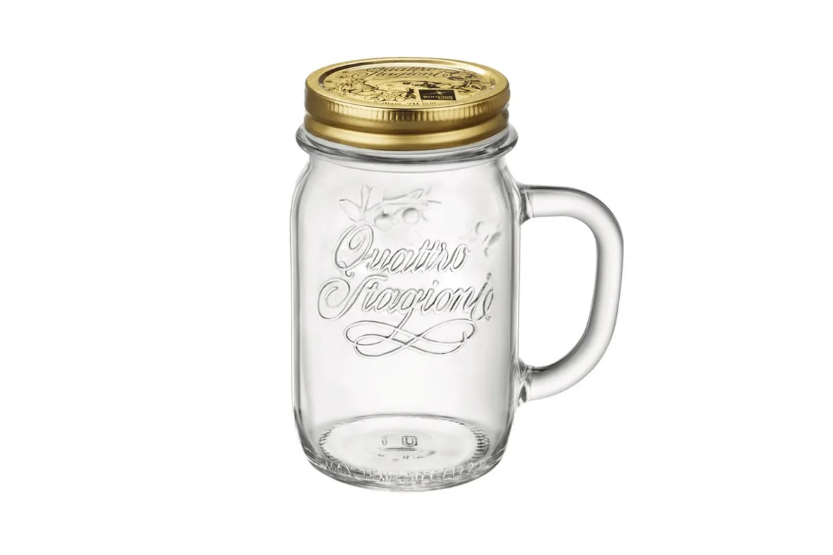 Słoik z uchem Quattro Stagioni, Bormioli Rocco, 415 ml Bormioli Rocco 775615