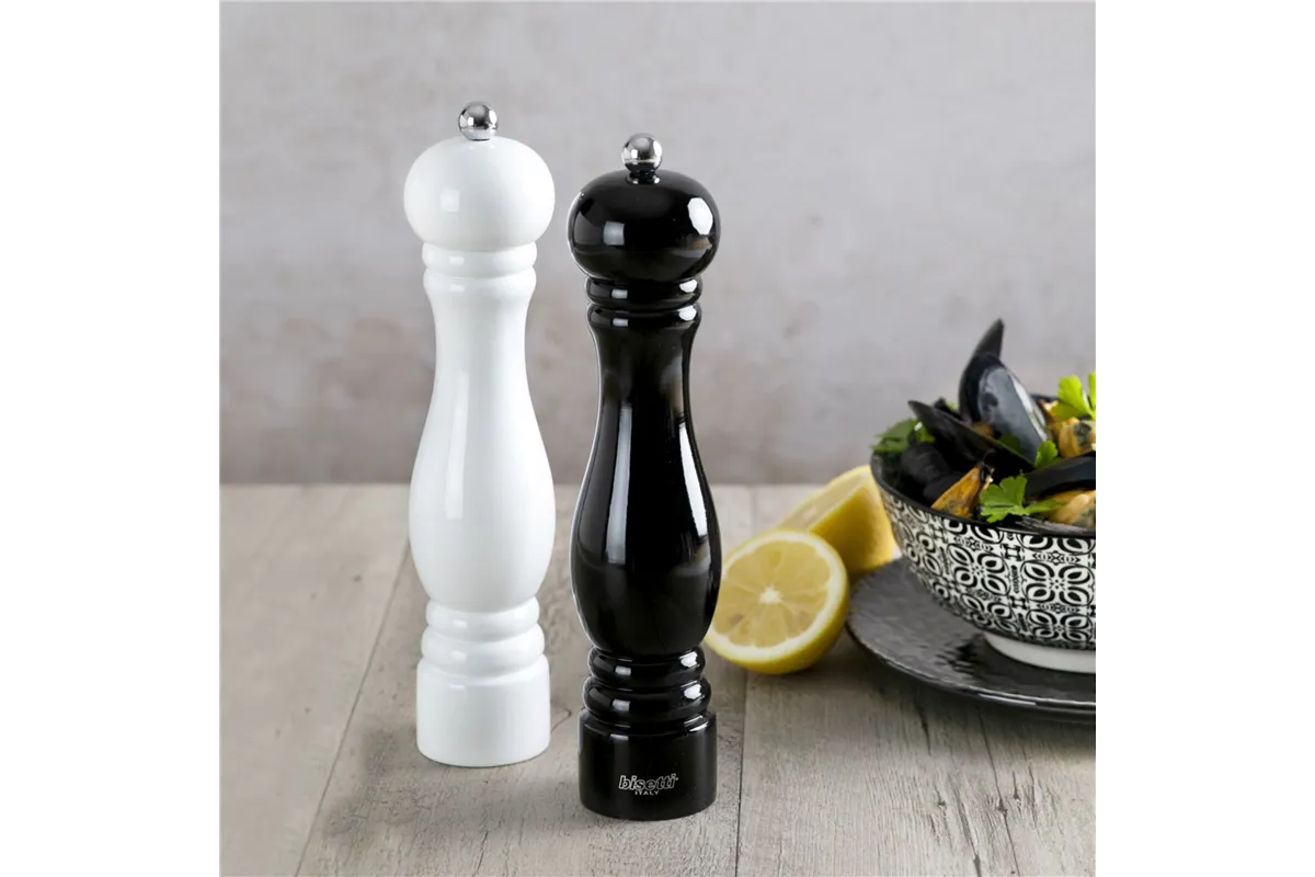 Młynek do pieprzu Sorrento czarny, 250mm Bisetti BIS01.07152P.321