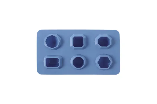 Silikonowa forma do kostek lodu w kształcie diamentu, zestaw 2 szt., Bar Up Bar Up 679012 Silikonowa forma do kostek lodu w kształcie diamentu, zestaw 2 szt., Bar Up Bar Up 679012