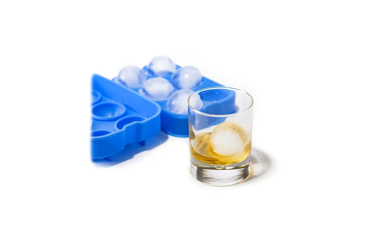 Silikonowa forma do kostek lodu w kształcie kuli ± ø4,5 cm, Bar up, 180x125x(H)50mm Bar Up 679029