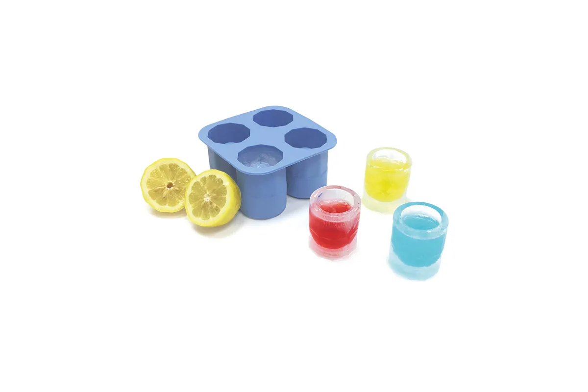 Silikonowa forma do kostek lodu w kształcie kieliszka, Bar up, 122x122x(H)60mm Bar Up 679067
