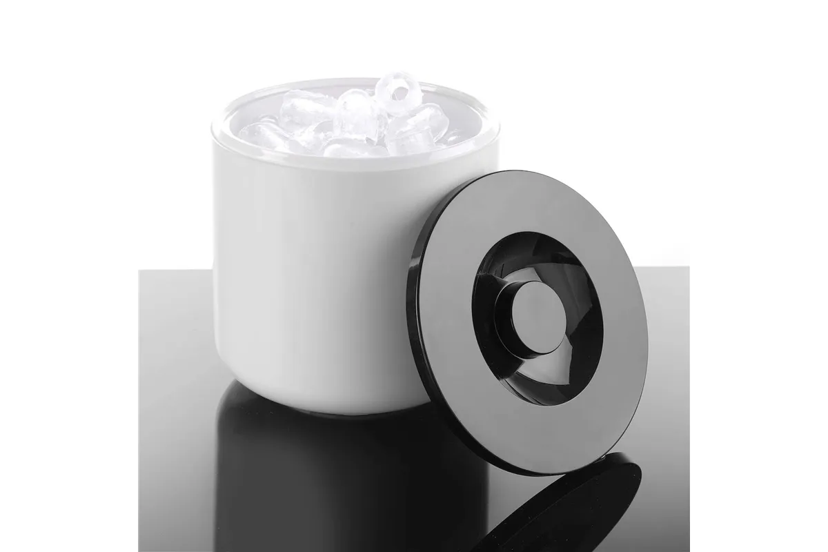 Pojemnik do lodu biały - podwójne ścianki 5 L, ø190x(H)200mm,  Bar Up Bar Up 594742