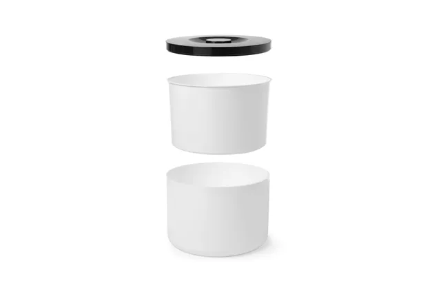 Pojemnik do lodu biały - podwójne ścianki 10 l, ø292x(H)220mm, Bar Up Bar Up 594759