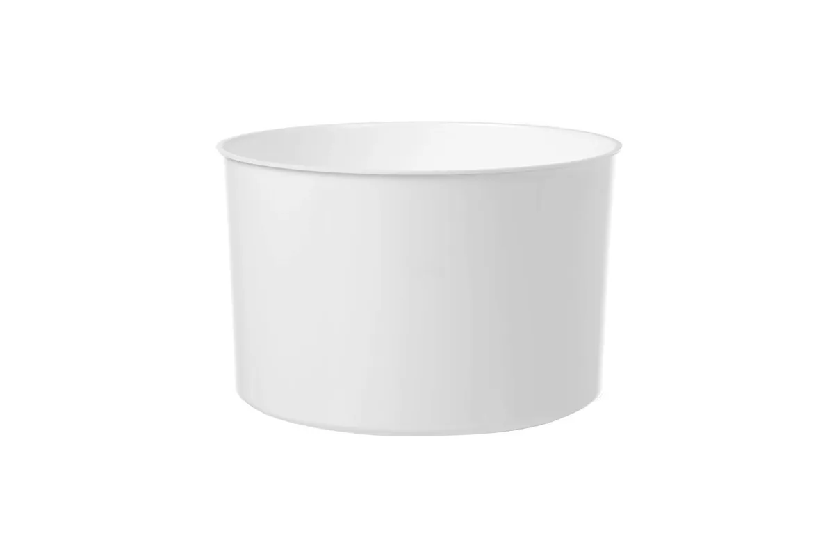 Pojemnik do lodu biały - podwójne ścianki 10 l, ø292x(H)220mm, Bar Up Bar Up 594759