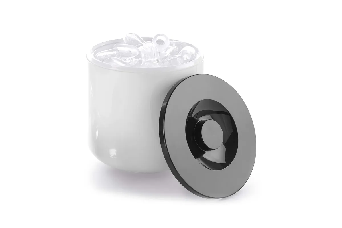 Pojemnik do lodu biały - podwójne ścianki 10 l, ø292x(H)220mm, Bar Up Bar Up 594759