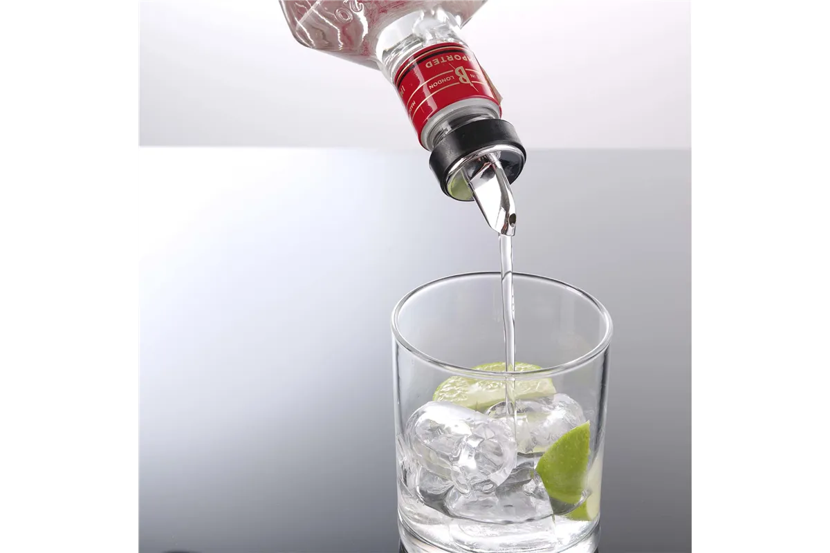 Nalewak barmański chromowany - zestaw 6 szt., Bar Up Bar Up 599372