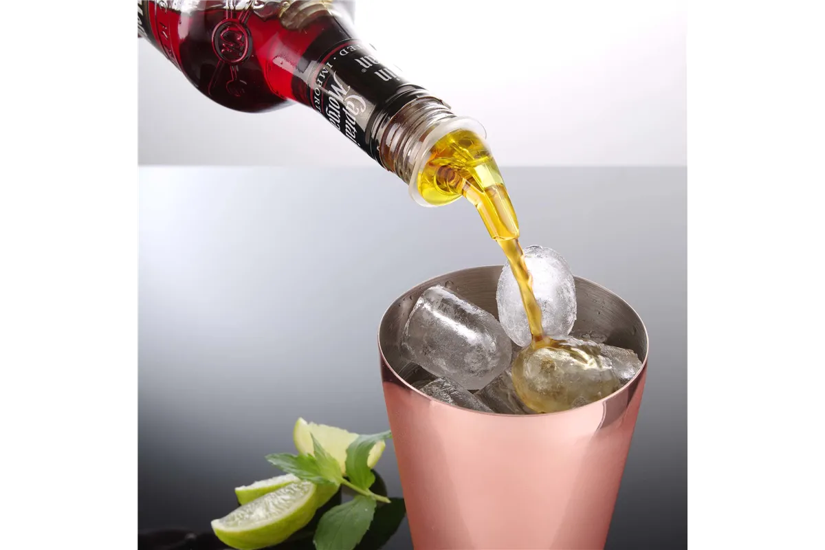 Nalewak barmański kolor żółty - zestaw 4 szt., Bar Up Bar Up 599433