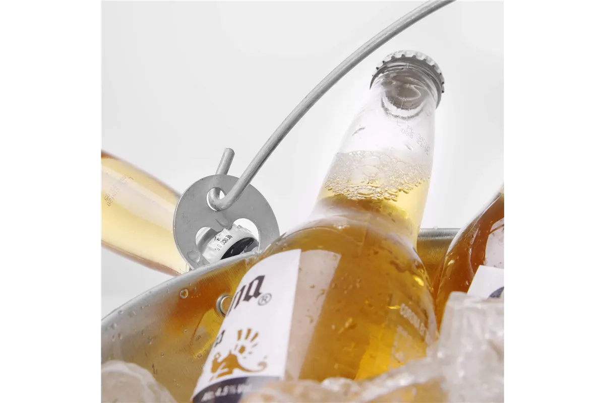 Wiaderko do chłodzenia napojów z otwieraczem do butelek 230x(h)180 mm, Bar Up Bar Up 516751