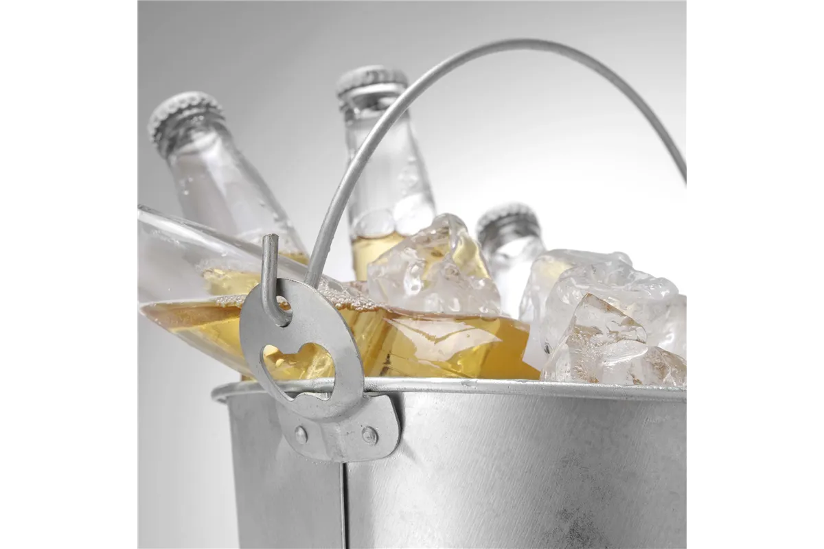 Wiaderko do chłodzenia napojów z otwieraczem do butelek 230x(h)180 mm, Bar Up Bar Up 516751