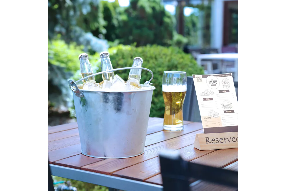 Wiaderko do chłodzenia napojów z otwieraczem do butelek 230x(h)180 mm, Bar Up Bar Up 516751