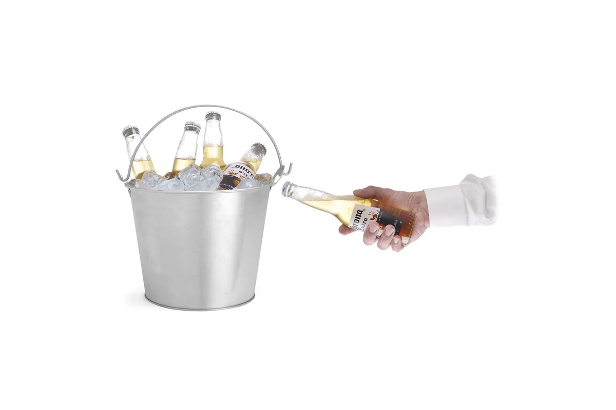 Wiaderko do chłodzenia napojów z otwieraczem do butelek 230x(h)180 mm, Bar Up Bar Up 516751